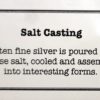 Fine Silver Salt Cast Necklace by Joan Roberts 9260n - Image 3