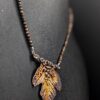 Fine Silver and 22k Gold Necklace by Joan Roberts 4002n