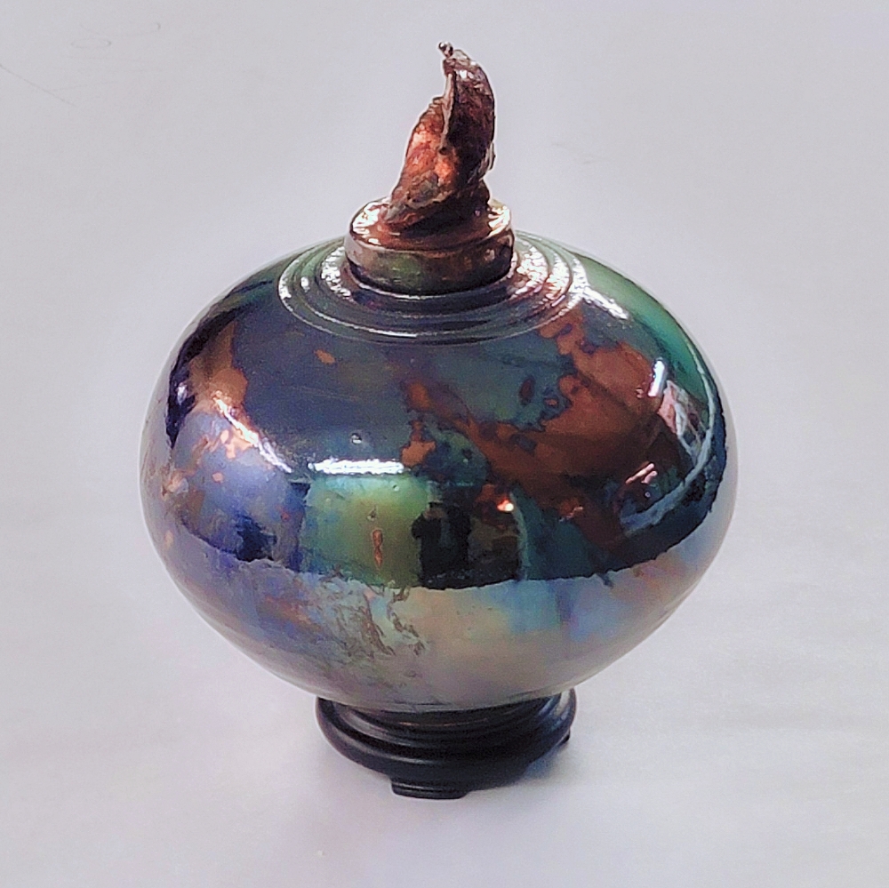 Raku Splendor by Dennis Ott 65 Years